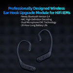 Auricolari da gaming wireless Bluetooth 5.4 con ganci
