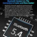 Auricolari da gaming wireless Bluetooth 5.4 con ganci