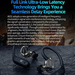 Auricolari da gaming wireless Bluetooth 5.4 con ganci