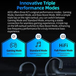 Auricolari da gaming wireless Bluetooth 5.4 con ganci