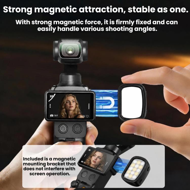 Luce selfie magnetica portatile per DJI Osmo Pocket 4