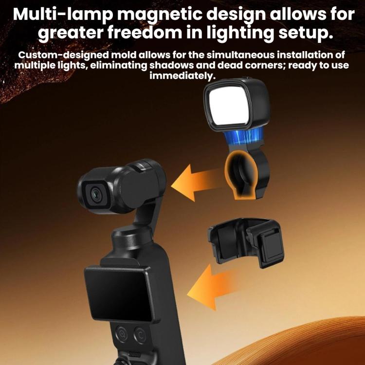 Luce selfie magnetica portatile per DJI Osmo Pocket 4
