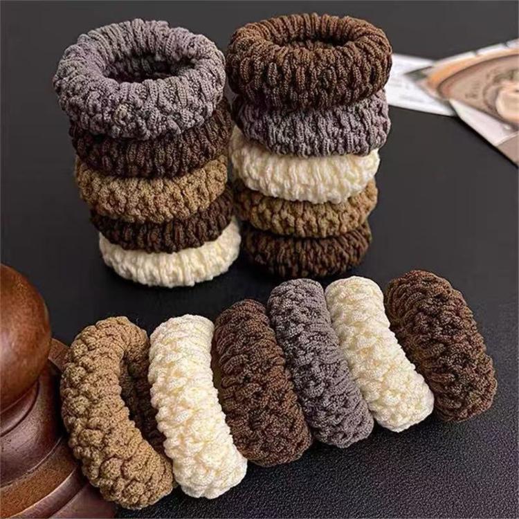 Set 6 elastici per capelli extra spessi alta elasticità