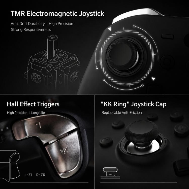 Controller GuliKit KK2T con joystick elettromagnetico per Switch