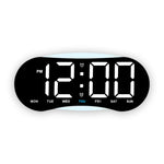 Orologio digitale LED curvo con luce notturna dimmerabile