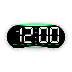 Orologio digitale LED curvo con luce notturna dimmerabile