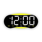 Orologio digitale LED curvo con luce notturna dimmerabile