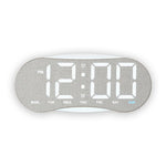Orologio digitale LED curvo con luce notturna dimmerabile