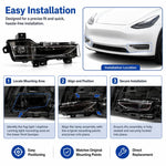 Fari fendinebbia anteriori per Tesla Model 3 e Model Y 2017-2023