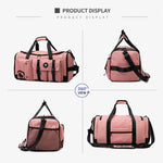Borsa sportiva convertibile in 3 modi con scomparto scarpe