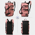 Borsa sportiva convertibile in 3 modi con scomparto scarpe