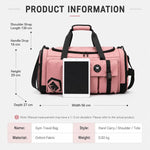 Borsa sportiva convertibile in 3 modi con scomparto scarpe
