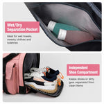 Borsa sportiva convertibile in 3 modi con scomparto scarpe