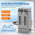 Caricabatterie parallelo 100W per batterie DJI Avata 360
