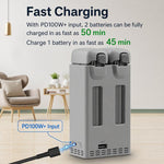 Caricabatterie parallelo 100W per batterie DJI Avata 360