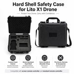 Custodia protettiva rigida per drone DJI Lito 1/X1 impermeabile
