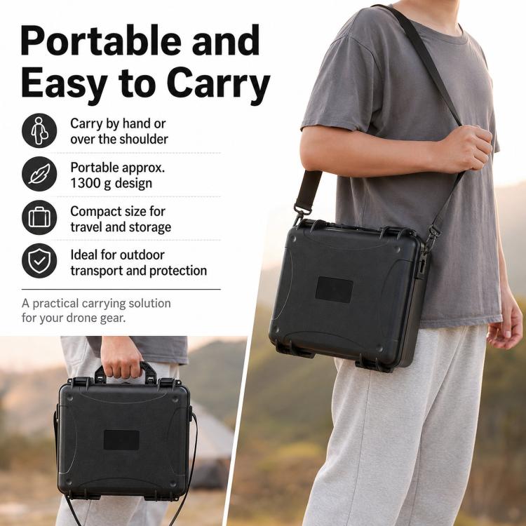 Custodia protettiva rigida per drone DJI Lito 1/X1 impermeabile
