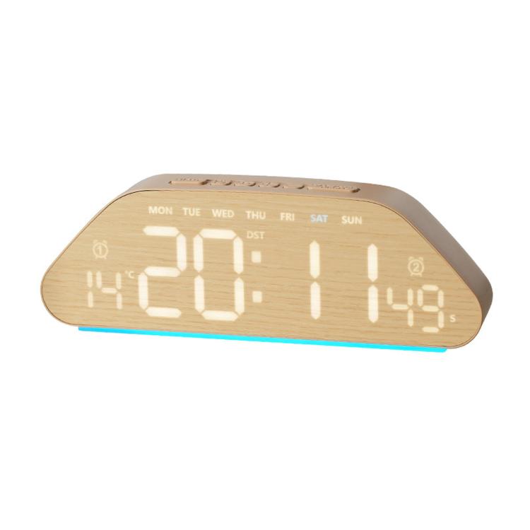 Sveglia digitale con caricatore USB e luce LED
