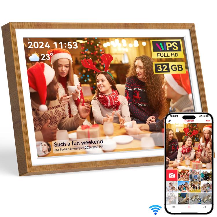 Cornice digitale 10,1 pollici Uhale con Wi-Fi e touchscreen