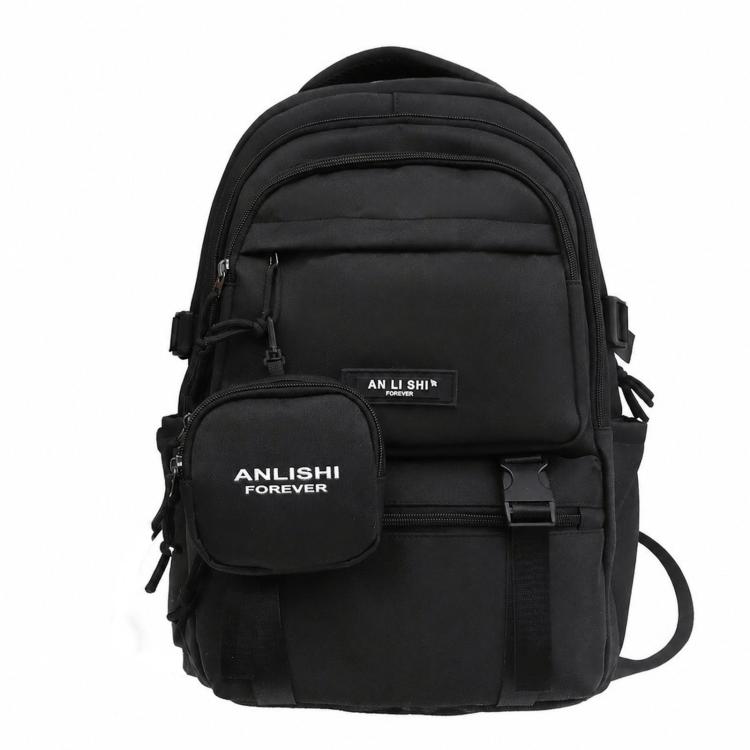 Zaino scolastico con portamonete removibile ANLISHI