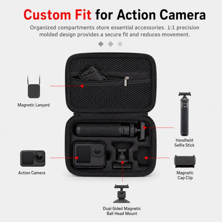 Borsa portaoggetti rigida per DJI Osmo Nano 22x15x7 cm
