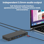 Blueendless Dock di espansione USB-C con splitter video 4K