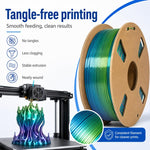 Filamento PLA Silk Rainbow 1,75 mm bobina 1 kg effetto cangiante