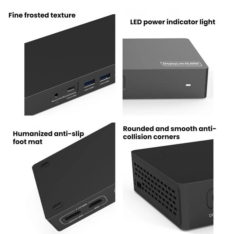 Dock di espansione Blueendless 14 in 1 con doppio HDMI/DP