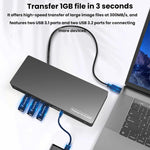 Dock di espansione Blueendless 14 in 1 con doppio HDMI/DP