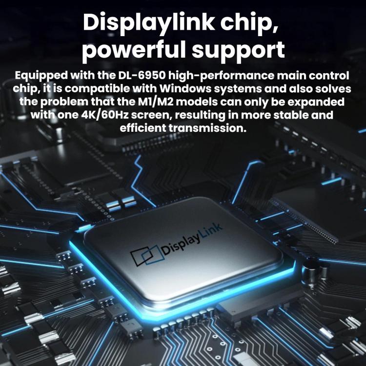 Dock di espansione Blueendless 14 in 1 con doppio HDMI/DP