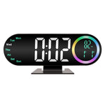 Sveglia digitale a specchio RGB con luce LED