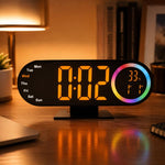 Sveglia digitale a specchio RGB con luce LED