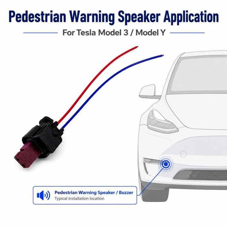 Cablaggio altoparlante avviso pedoni per Tesla Model 3/Y