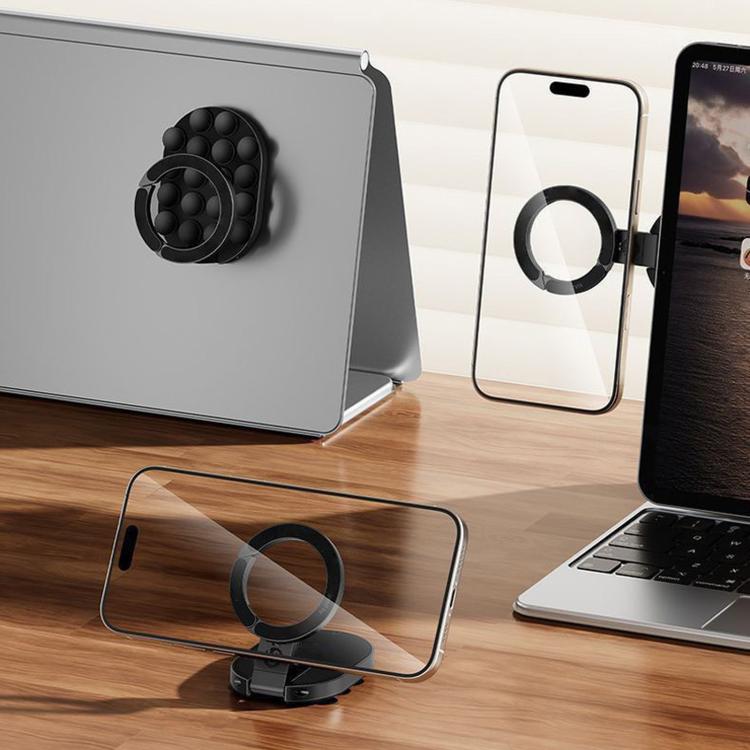Supporto telefono 3 in 1 ventosa magnetica girevole