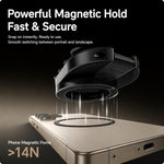 Supporto telefono 3 in 1 ventosa magnetica girevole
