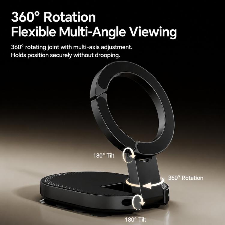 Supporto telefono 3 in 1 ventosa magnetica girevole