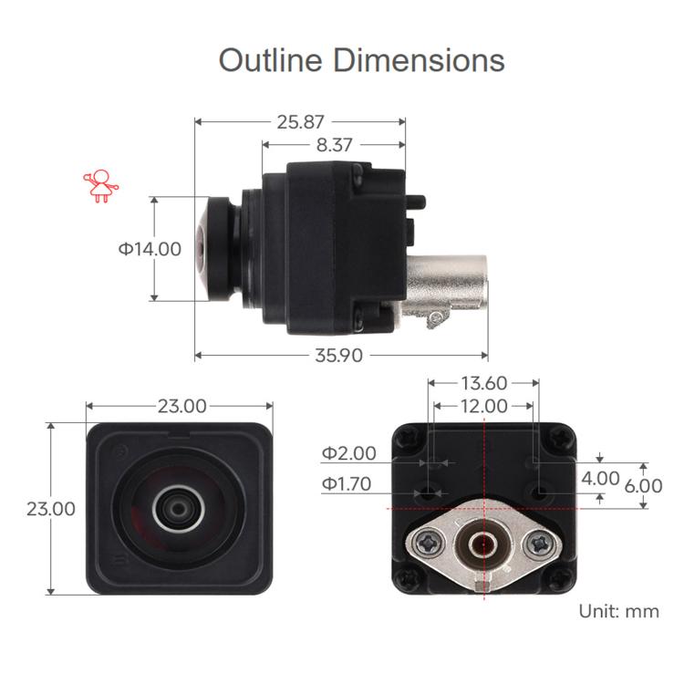 Modulo fotocamera GMSL Waveshare 1 MP con ISP e protezione IP67 - immagine 4