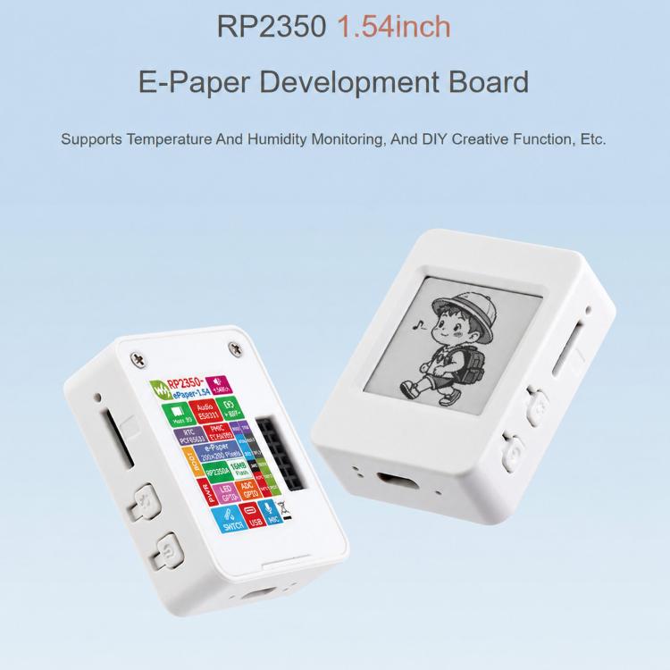 Scheda di sviluppo Waveshare RP2350A con display e-paper 1,54″ - immagine 3