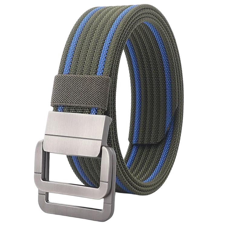 Cintura casual in nylon con fibbia automatica 120cm