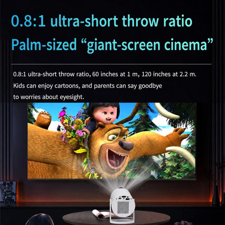Mini proiettore HY300Pro+ Android 13 short-throw 720p - immagine 11