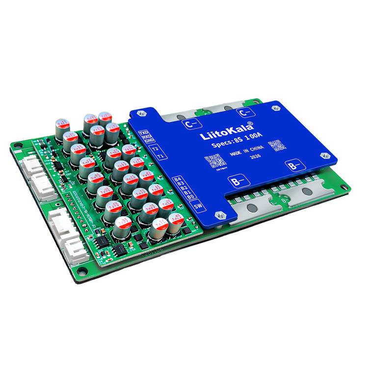 Scheda BMS LiFePO4 LiitoKala 8S 24V 100A con Bluetooth