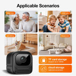 Telecamera WiFi con visione notturna e allarme smart W08