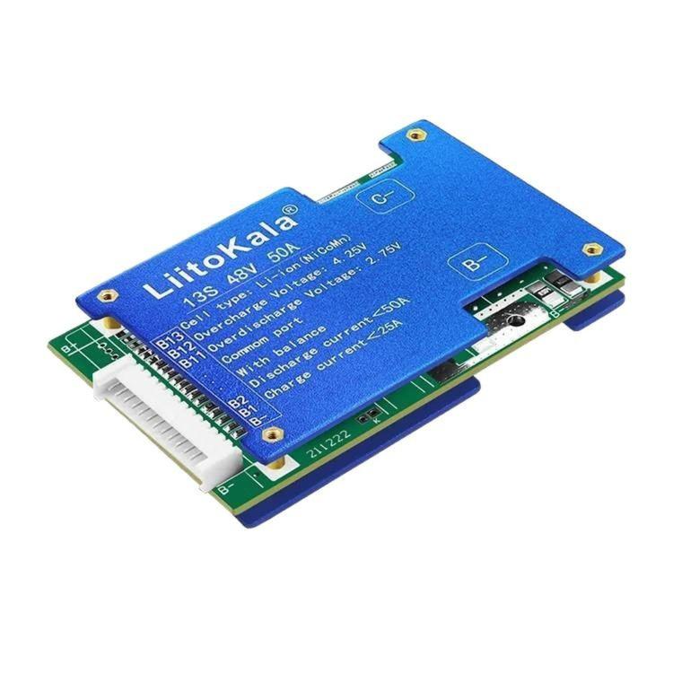 Scheda BMS LiitoKala 13S 48V 50A per batterie al litio - immagine 2