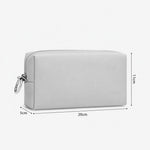 Custodia grande in pelle PU per laptop e accessori