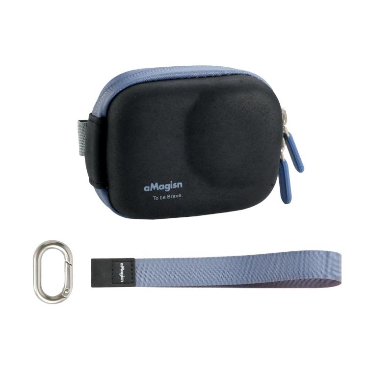 Custodia mini in pelle per action camera compatibile