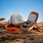 Custodia mini in pelle per action camera compatibile