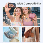 Custodia mini in pelle per action camera compatibile
