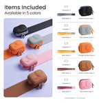 Custodia mini in pelle per action camera compatibile
