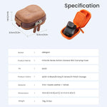 Custodia mini in pelle per action camera compatibile