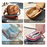Custodia mini in pelle per action camera compatibile